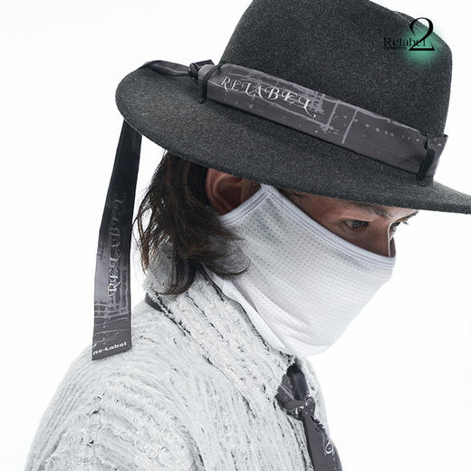 RELABEL 21AW 品牌速干挂耳隐蔽双材质防晒造型忍者面罩 商品图3