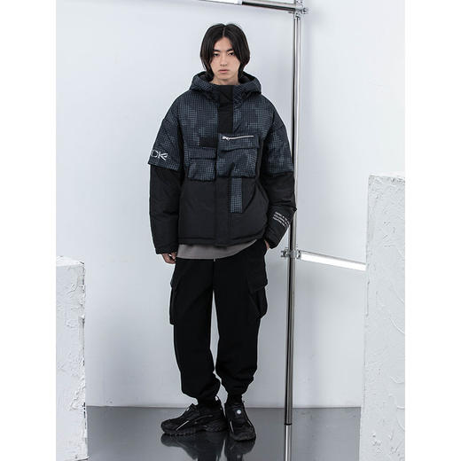 ENSHADOWER隐蔽者多口袋加绒卫裤男冬加厚针织束脚裤 商品图2