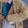 EAFINETAL.21AW新款马甲假两件侧拉链大口袋拼接设计西装外套夹克 商品缩略图1