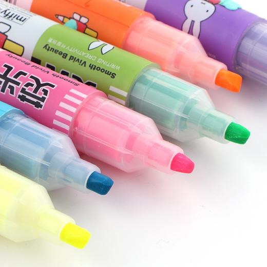 晨光荧光笔米菲MF5301标记笔彩色学生用文具记号笔划重点 商品图1