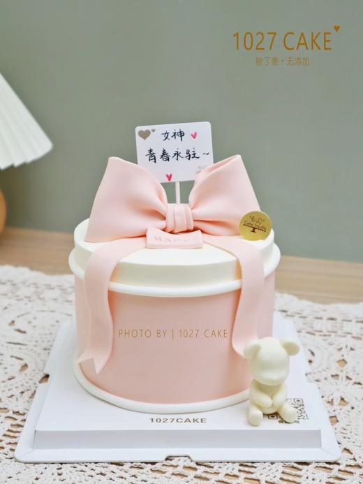 1027CAKE |   蝴蝶结  翻糖装饰蛋糕 粉色系 商品图0
