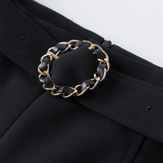 EITIE爱特爱冬季新款时尚休闲拼接包臀半身裙女裙6706413 商品图3