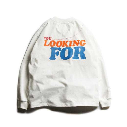 EAFINETAL.20AWLOGO印花刺绣设计圆领长袖上衣休闲宽松纯棉t恤Tee 商品图4