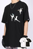 RELABEL 21SS主题字体芭蕾舞者剪影印花双色高克重圆领宽松TEE恤 商品缩略图5