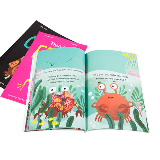 【育学园】小彼恩出品Set 39 This is “这是谁？”互动翻翻故事书 套装3册 英文原版 点读版 商品图3