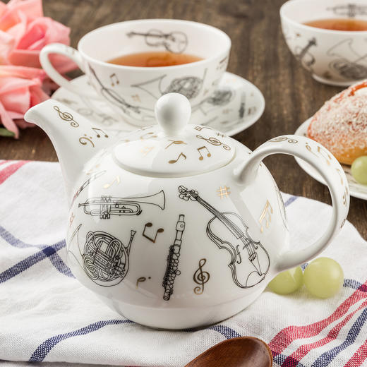 英国原产DUNOON丹侬骨瓷茶杯茶壶茶具套装 商品图2