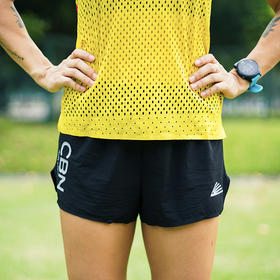 CBN马拉松短裤男女带内衬跑步裤可装手机田径训练速干轻薄三分裤