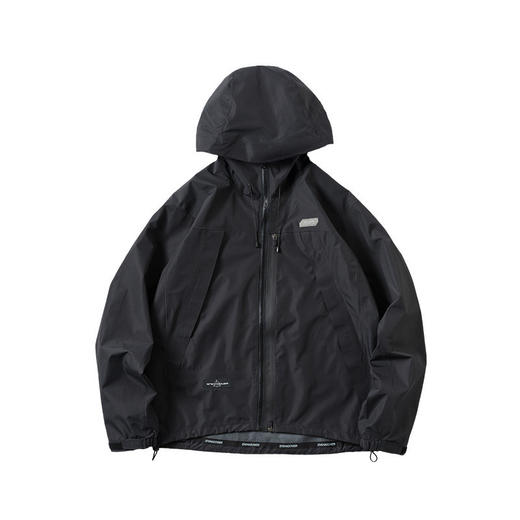 ENSHADOWER隐蔽者潮牌压胶冲锋衣男宽松黑色夹克连帽工装休闲外套 商品图4