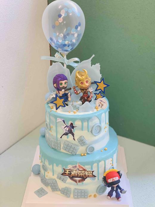 双层王者荣耀奶油蛋糕 人物随机 下单前请仔细阅读商品详情 商品图1