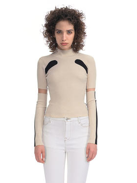 IFIK Wool Tops 时间旅客 展露品味两穿袖口可拆卸羊毛针织打底衫