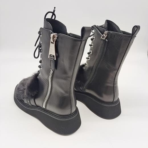 LFGJ 3874   真皮欧美侧拉链时尚短靴 商品图4