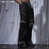 RELABEL 21SS 黑灰撞色多层旋转裁剪多扣调节可拆卸多穿法长裤 商品缩略图3