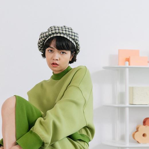 双成记千鸟格纹贝雷帽 商品图1