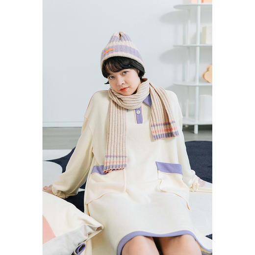 双成记翻边羊毛针织帽 商品图8