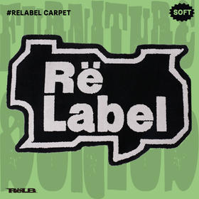 RELABEL 异形LOGO毛绒设计地毯