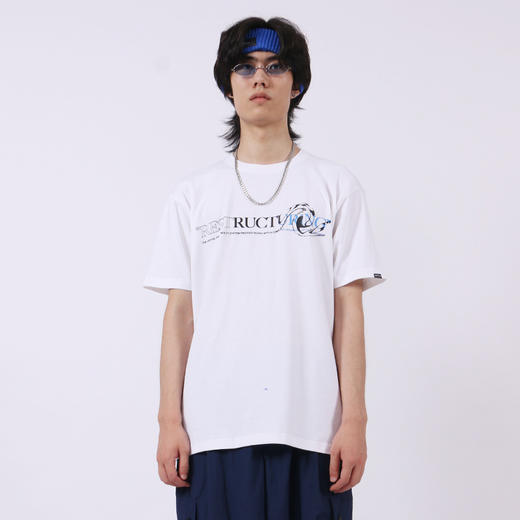 RELABEL 20SS嘻哈印花潮牌T恤男纯棉圆领五分袖宽松清凉面料短袖 商品图2