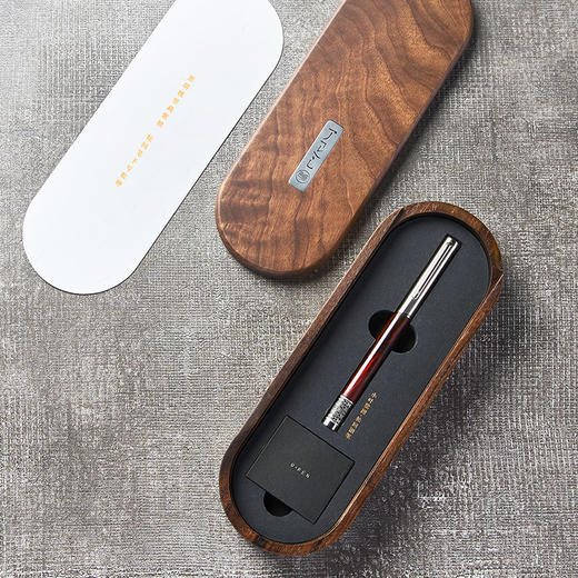 小叶紫檀° 轮回钢笔 商品图2