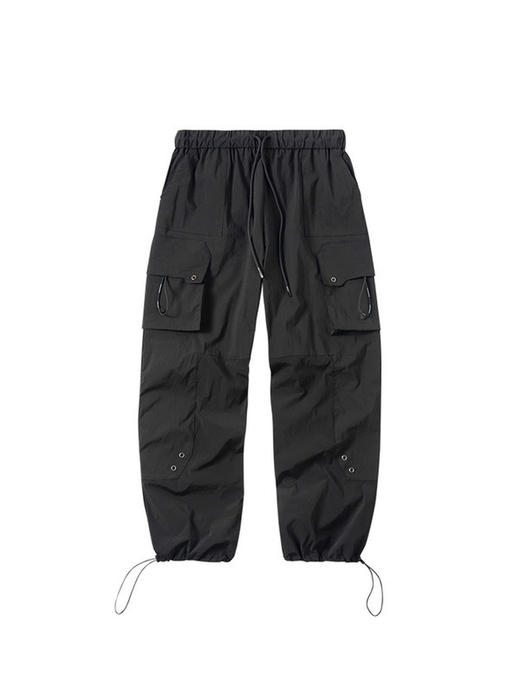 ENSHADOWER隐蔽者异质拼接抽绳裤男新款宽松工装裤束脚裤赞多同款 商品图4