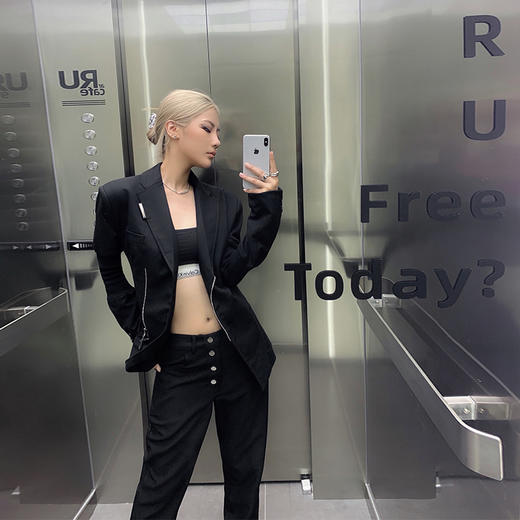 NEWA PROJECT 秋季 原创秋冬新款修身设计感上衣长袖休闲外套西装 商品图2