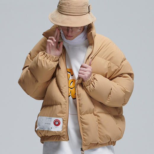 EAFINETAL.20AW杜邦三防防水指南针鸭绒宽松面包服上衣外套羽绒服 商品图2