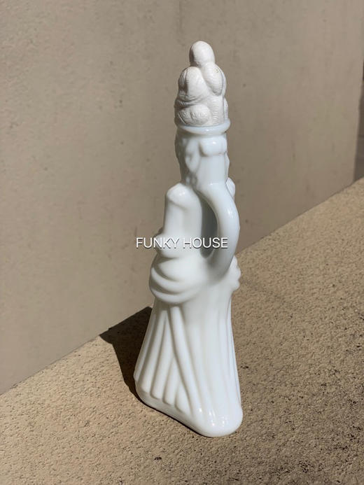 日本中古AVON Vintage奶玻璃香水瓶 底部带标 商品图4