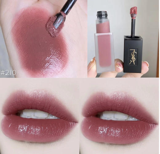 【授权商品】YSL哑光唇釉#210 商品图0