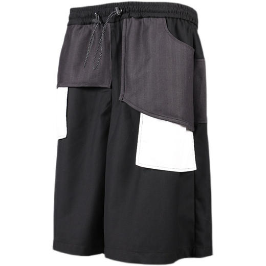 RELABEL 21SS  异形外置结构多材质拼接撞色口袋西装短裤 商品图4