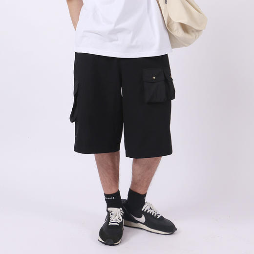 RELABEL20SS口袋半裤5分裤男裤子国潮牌阔型结构中裤沙滩裤休闲裤 商品图4