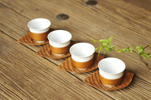 大漆竹席树叶杯垫 商品图3