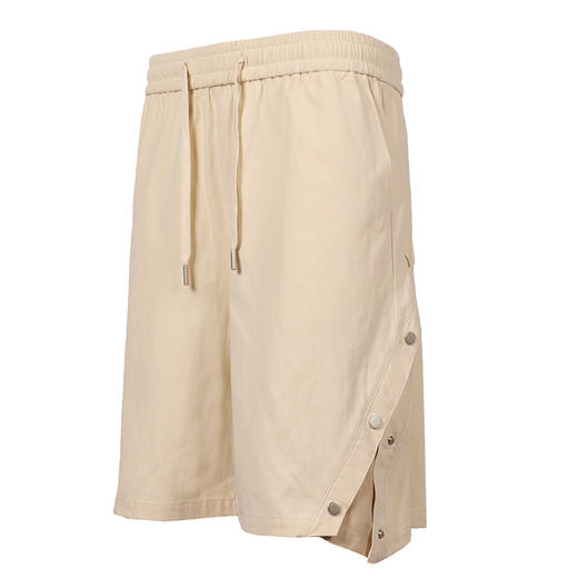 RELABEL 21SS 双色拼接结构多裤型旋转排扣休闲短裤 商品图3