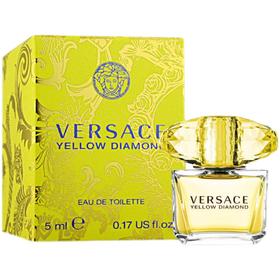 Versace/范思哲黄钻女士淡香水Q版幻影金钻香水5ml黄水晶小样