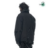 RELABEL 21AW 3M新雪丽认证黑色梭织拼接高密未来感明线打褶棉服 商品缩略图2