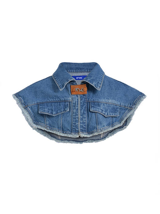 IFIK Plastron-style Western Denim Jacket 西部牛仔动真格披肩 商品图4
