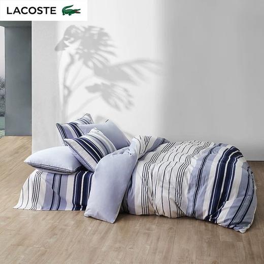 【家居】  LACOSTE床品WAVE 四件套 粉/蓝 商品图1