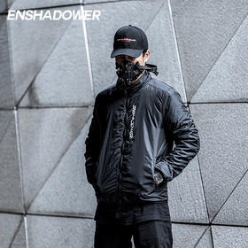 ENSHADOWER隐蔽者通用内胆棉衣冬新款男士外套黑色潮牌立领棉服