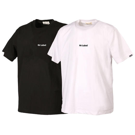 RELABEL 21SS 品牌logo印花宽松纯色薄款短袖T恤 商品图4