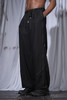 RELABEL 21SS黑色弧形交错立体重工明线脚口抽绳宽松西裤 商品缩略图5