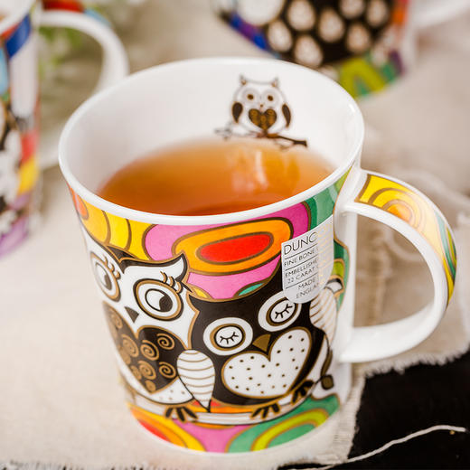 英国原产DUNOON丹侬lemond杯型马克杯猫头鹰系列之爱意浓浓 商品图1