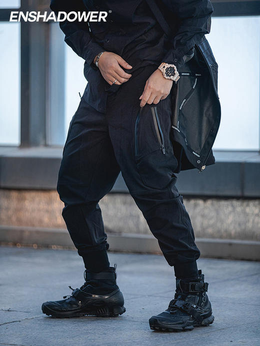ENSHADOWER隐蔽者xCOMBACKxPUPILTRAVEL三方联名异形口袋束脚裤男 商品图0