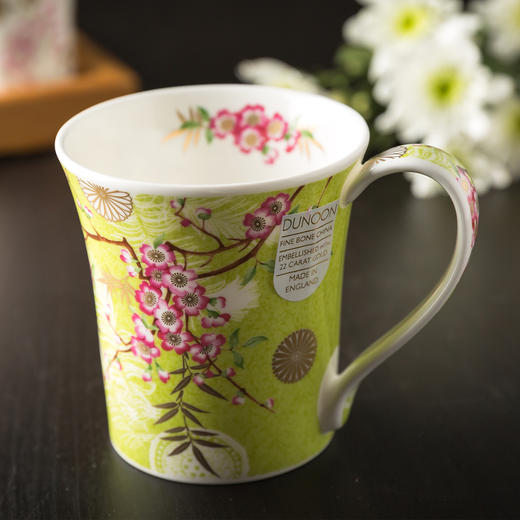 英国DUNOON丹侬Jura型骨瓷茶杯水杯马克杯樱花 商品图2