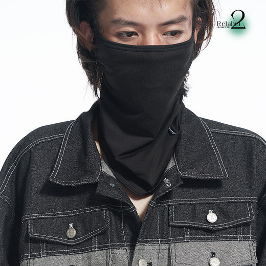 RELABEL 21AW 品牌速干挂耳隐蔽双材质防晒造型忍者面罩 商品图2