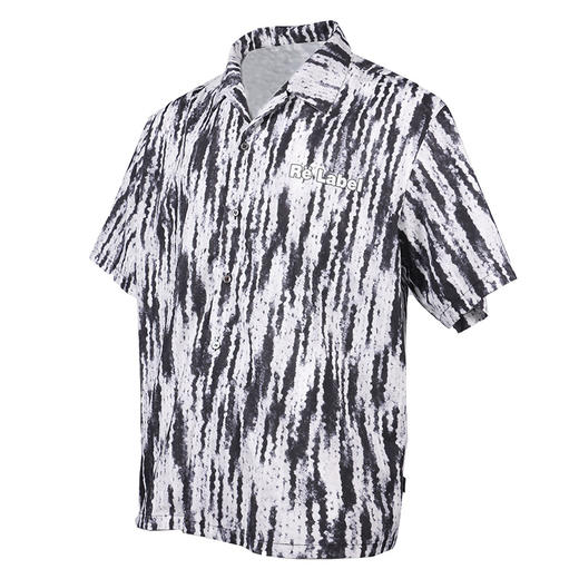 RELABEL 21SS  定织线织满印印花宽松休闲短袖衬衣 商品图4