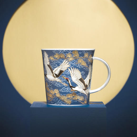 英国原产丹侬Dunoon骨瓷水杯马克杯茶杯LOMOND型 仙鹤系列 商品图5