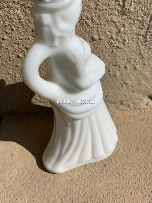 日本中古AVON Vintage奶玻璃香水瓶 底部带标 商品图6