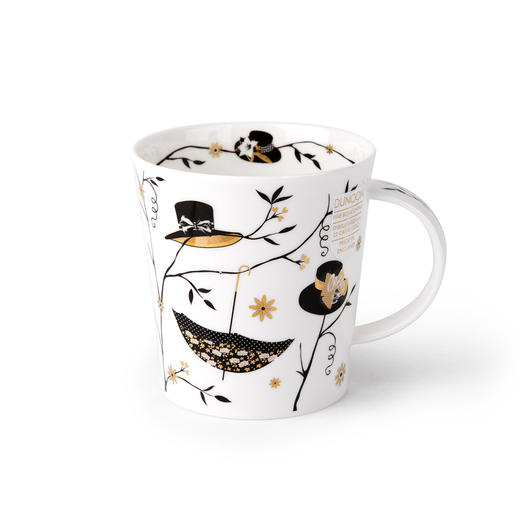 英国原产DUNOON丹侬lomond型骨瓷茶杯水杯马克杯时尚礼帽 商品图0