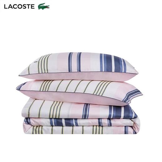 【家居】  LACOSTE床品WAVE 四件套 粉/蓝 商品图2