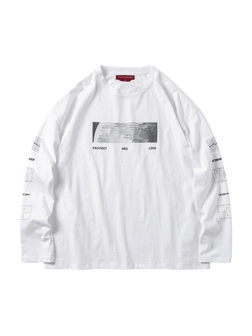 ENSHADOWER隐蔽者几何印花长袖T恤男圆领打底衫上衣 商品图2