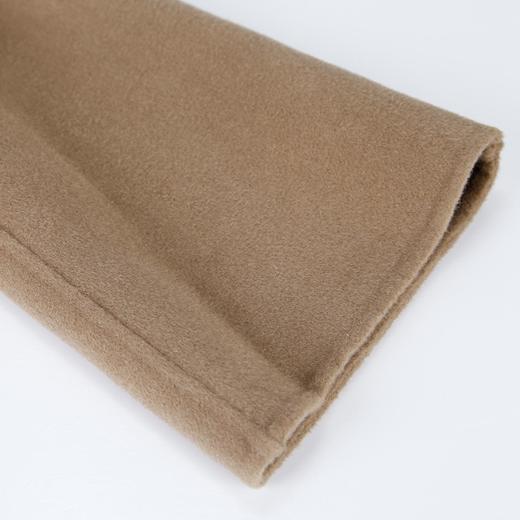 LH9R5斯尔丽瑟俪2021秋冬新款高端法式浪漫束腰款镶边喇叭袖羊毛大衣 商品图4