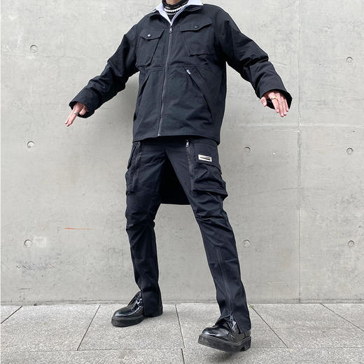 RELABEL 21SS多拉链立体结构剪裁大口袋夹克外套 商品图1