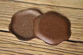 大漆藤席莲花杯垫